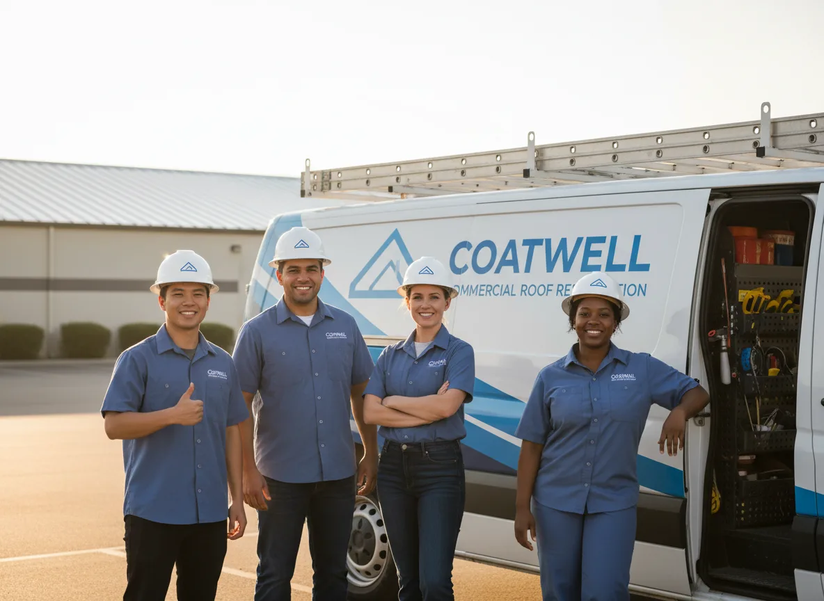 Commercial roof coating company in Foristell, MO